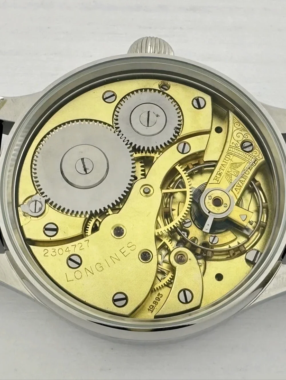 Longines Marriage Watch:  Vintage 1910 Caliber 19.70N Aviator Style Swiss Watch